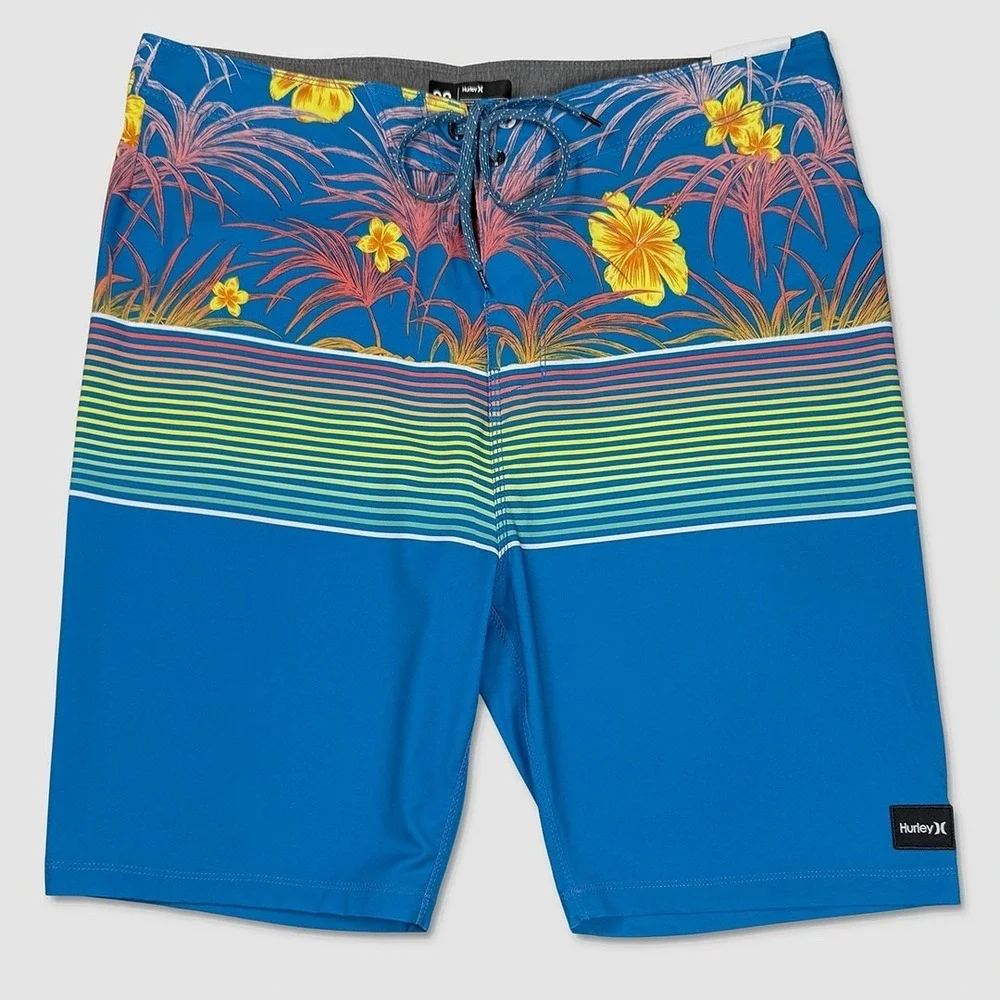 Hurley Phantom Weekender Board Shorts - NWT Mens 32 Blue / Multi -  #49569-K5